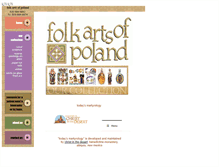 Tablet Screenshot of folkartsofpoland.com